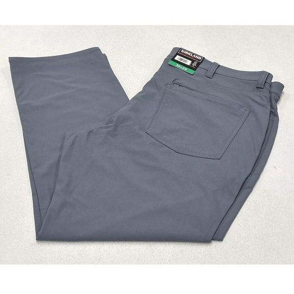 Kirkland Signature Men’s Commuter Pants, Grayish Blue, Size 38X29 - Picture 5 of 8